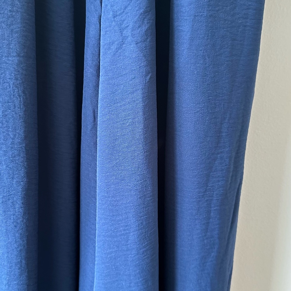 Amazon blue smock, long sleeve jumpsuit - Picture 2 of 7